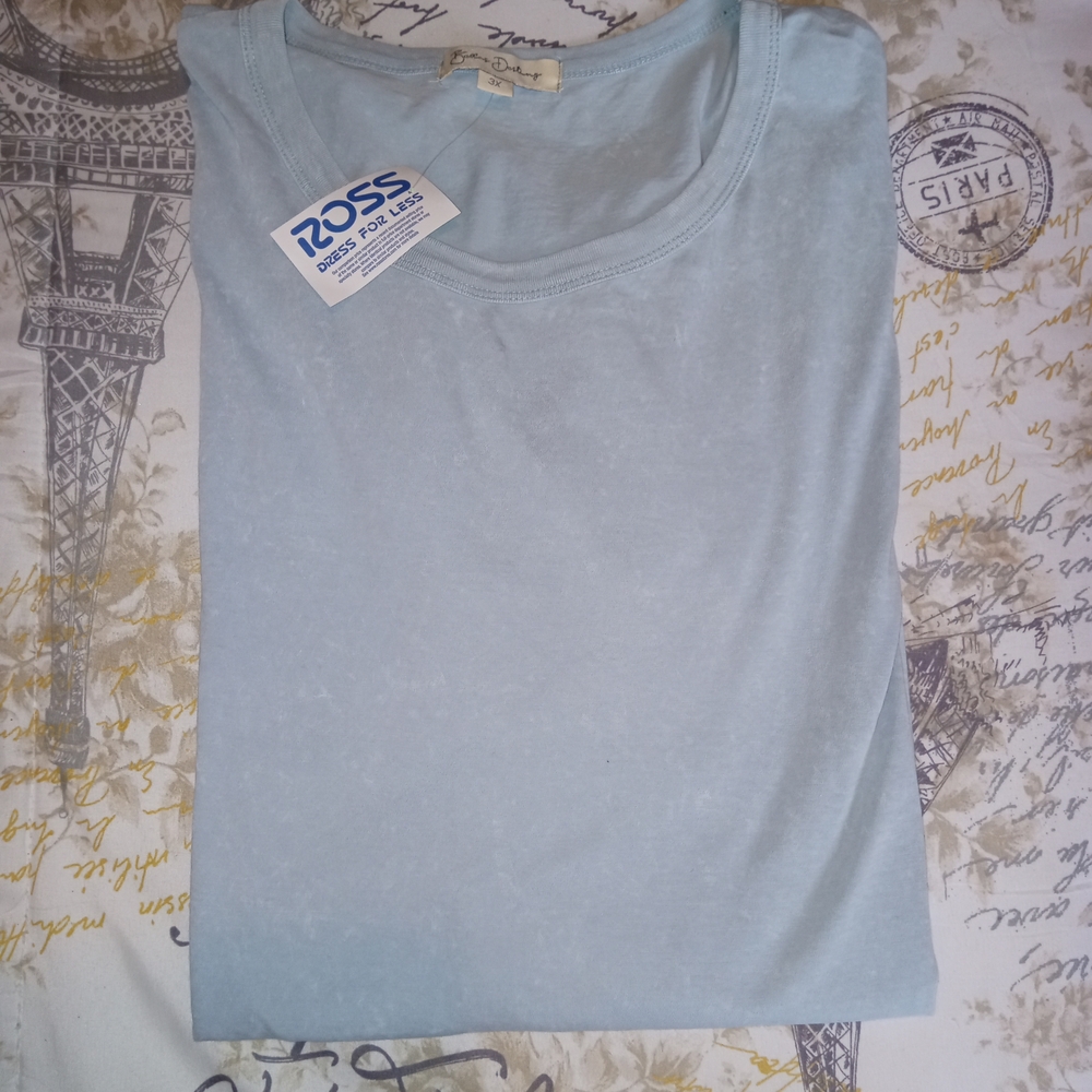🆕Bella's Darling Light Blue Women's Scoop Neck Tee